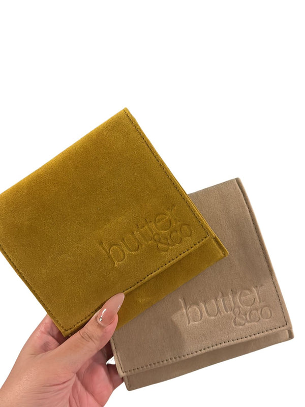 Suede Travel Wallet